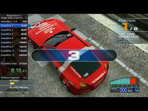 Ridge Racer 7 any% Speedrun 2'12'39 WR