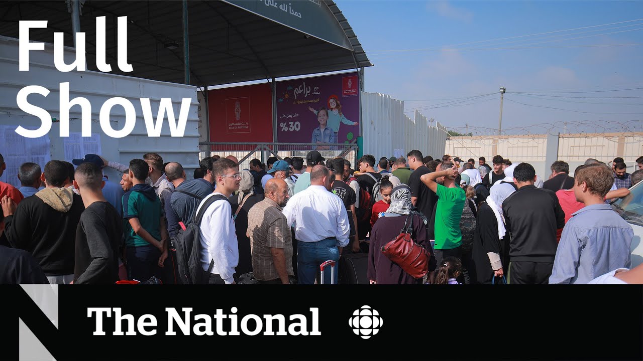 CBC Information: The Nationwide | Escaping Gaza, Air Canada mistreatment, Well being-care report