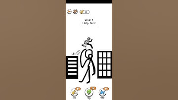 Draw 2 save 😂! can I save him🤣 #puzzlegames #puzzle #shorts