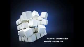 Broken Structure PowerPoint Template by PoweredTemplate.com