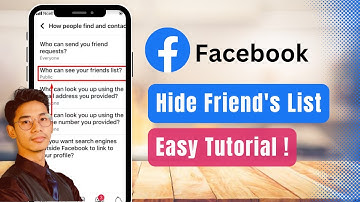 How to Hide Friends List on Facebook !