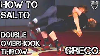 Salto Throw! How to Throw in Greco Roman Wrestling - Double Overhook Suplex - Salto - Double Overs