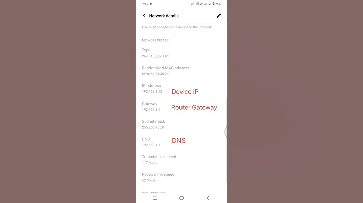 How to Find Router IP Address & Network Range in Phone/iPhone, Find Router Gateway or DNS in Android