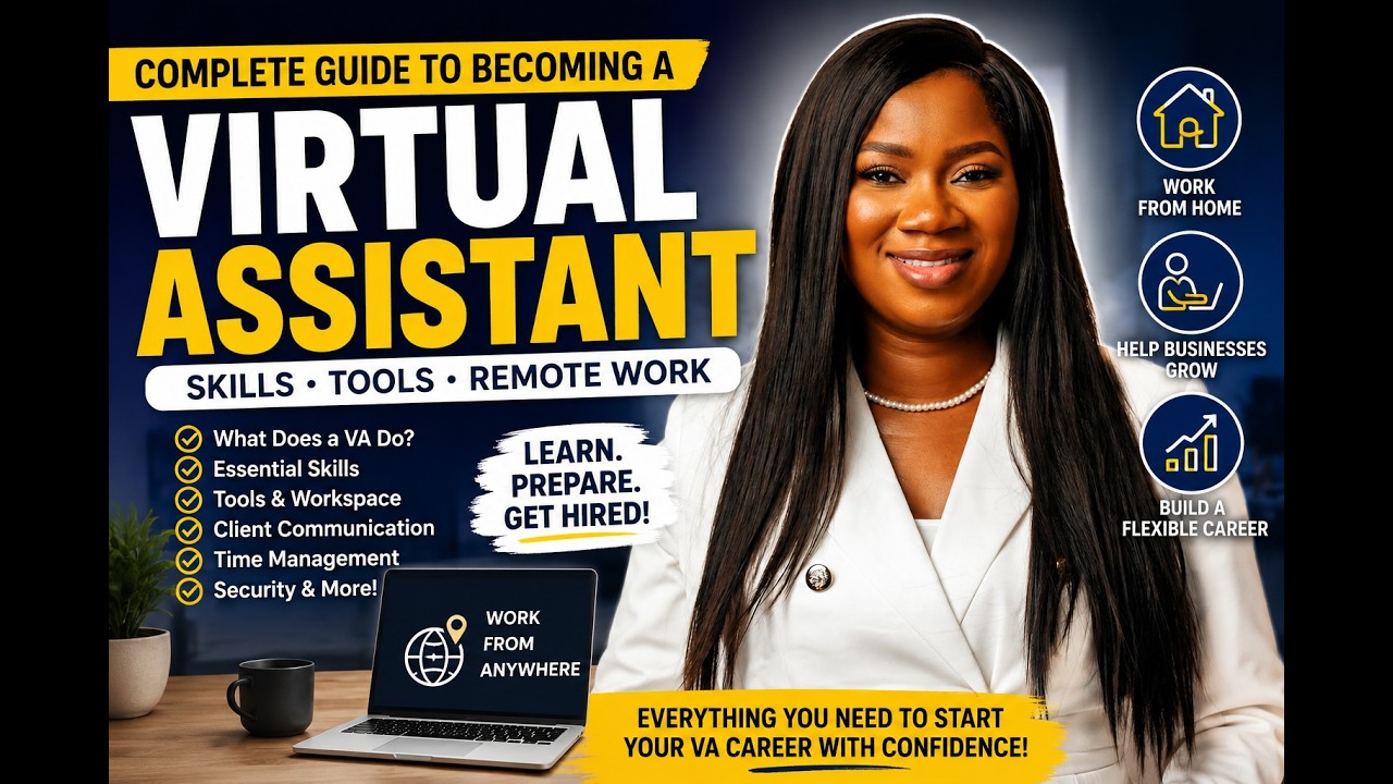 rewrite this title Introduction to Virtual Assistance & Remote Work Video rewrite this title Introduction to Virtual Assistance & Remote Work Video