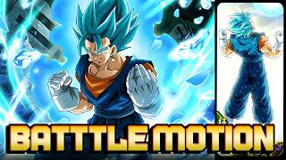 *NEW* BATTLE MOTION!! 100% EZA LR TEQ VEGITO BLUE!! (DBZ: Dokkan Battle)