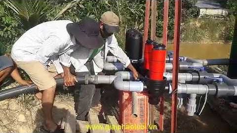 Cách lắp đặt van rửa ngược cho hệ thống lọc đĩa