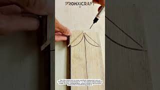 Perfect Symmetrical Curve Layout on Wood | Simple Marking Technique