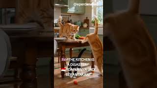 Crazy Cat Chase Inside the House! #FunnyCats #CatChaos #CatChase #ComedyPets #CuteCats