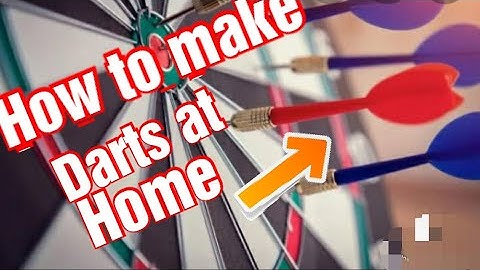 How to make darts at home |DIY Darts| must watch |