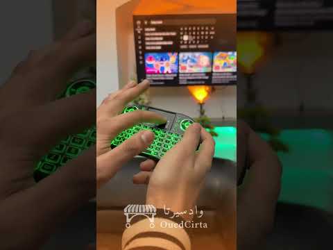 لوحة مفاتيح ولاسلكية مع لوحة لمس صغيرة الحجم كبيرة الفعالية 