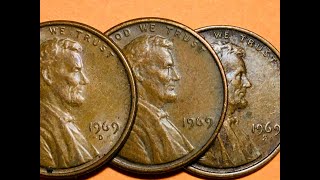 How Much is a 1969 Penny Worth?  United States Lincoln One Cent Coins - Lincoln Memorial Reverse