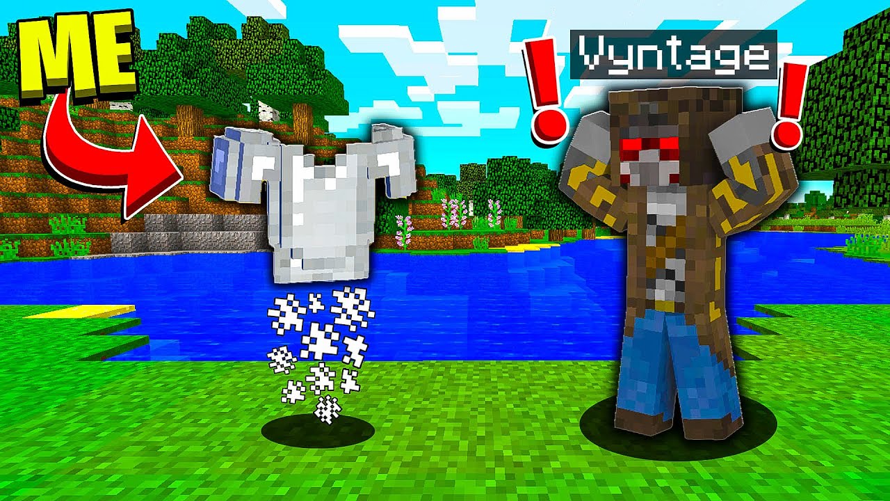 I TROLLED him while INVISIBLE in Minecraft! - Minecraft Prank Video