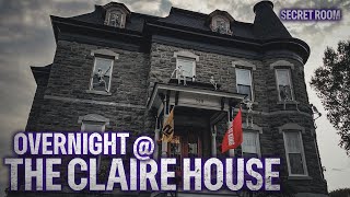 OVERNIGHT AT THE CLAIRE HOUSE HAUNTED BED AND BREAKFAST// SECRET ROOM SEALED WHEN SHE PASSED AWAY