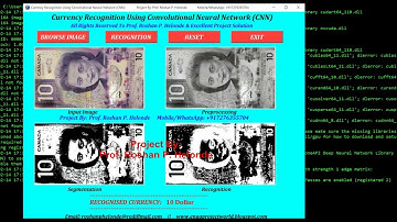 Canadian Currency Recognition Using Image Processing Python Project Source Code