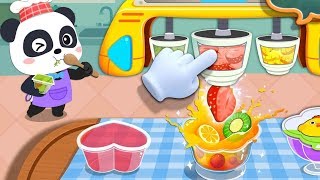 Baby Panda's Snack Factory - Play Making Dessert, Fruit Jelly - Babybus gameplay video screenshot 4
