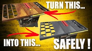 Removing table saw rust SAFELY and QUICKLY