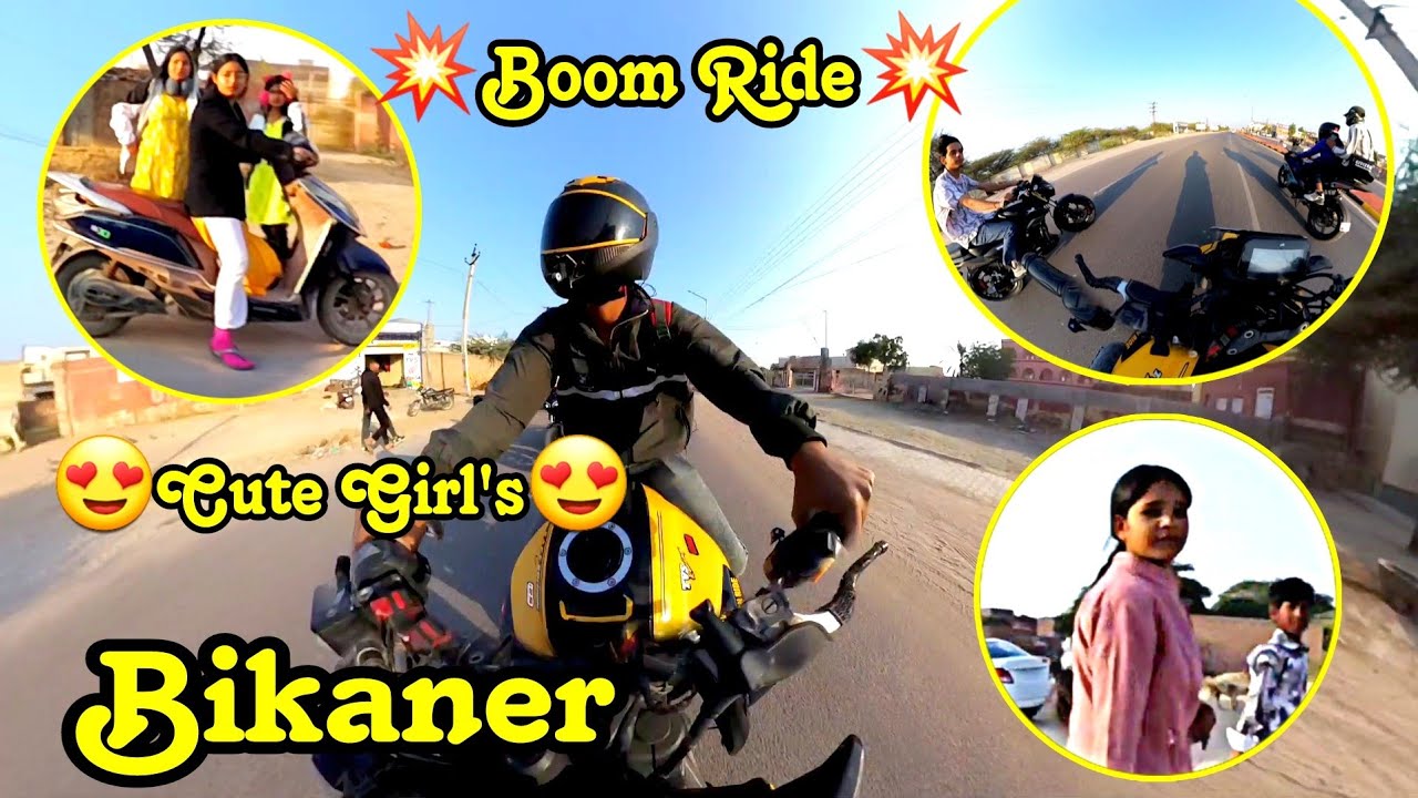 Boom Ride Examples Boom Ride And Cute Girl's Reactions in Bikaner. #bikaner #mrdevilonride ...