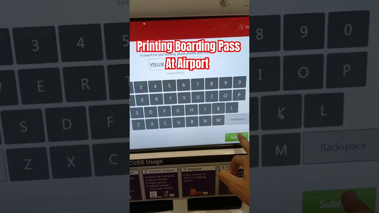 How To Print Boarding Pass At Airport  
