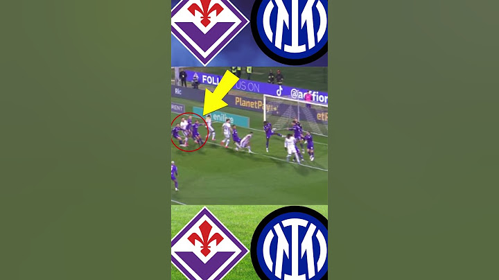 FIORENTINA-INTER 3-0. QUELLO CHE LE TV NON HANNO MOSTRATO SULL'ARBITRO #shorts