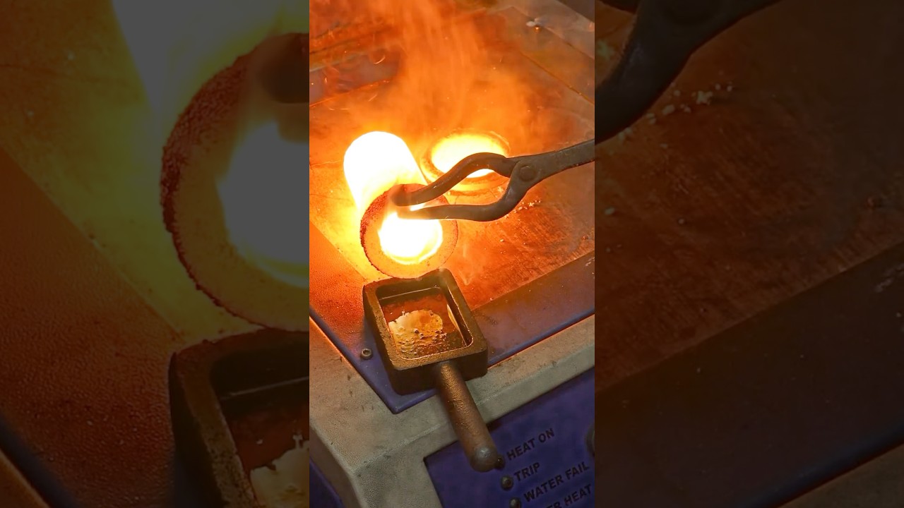 Gold Melting Like Butter #shorts #gold