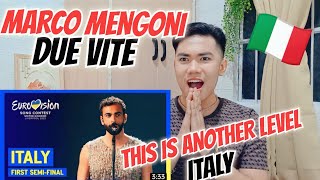 Marco Mengoni - Due Vite (LIVE) | Italy 🇮🇹 | First Semi-Final | Eurovision 2023 | REACTION