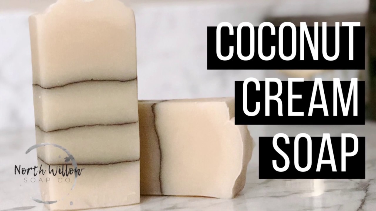 DIY Soap Recipe - How to Make 💯 COCONUT Oil & 🥥 Coconut Milk CP Soap