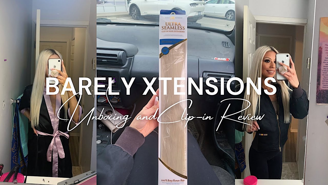 BARELY XTENSIONS PLATINUM ICE 18 CLIP-IN HAIR EXTENSIONS REVIEW