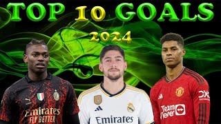 TOP 10 GOALS of 2024. (So Far) FOOTBALL FANS!