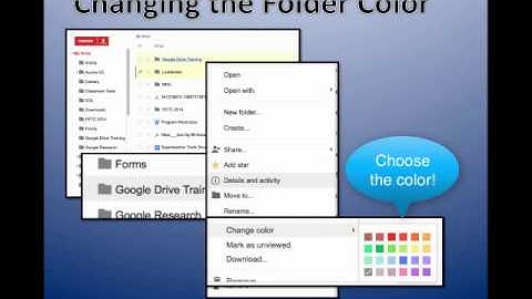 Google Folders and Files