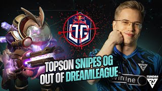 Как Topson переснайперил OG с DreamLeague ft. @KheZu