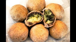 How to make Ekadashi Stuffed Buns at home | Gluten Free | Vegan Food | Ekadashi Recipe screenshot 4