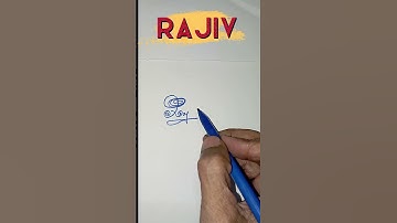 RAJIV NAME AWESOME SIGNATURE | TRENDY STYLES