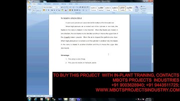 DESIGN AND FABRICATION OF PNEUMATIC CHAPATHI MACHINE MECHANICAL PROJECT- MBOTS PROJECT INDUSTRY