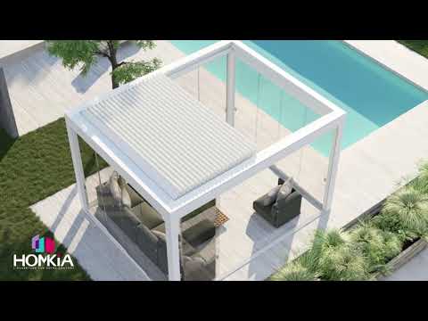 HOMKiA // PERGOLA BIOCLIMATIQUE // GAMME EXCLUSIVE