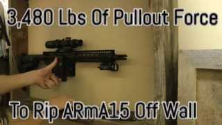 AR15 Quick Access Rifle Mount & Lock.  Got Ar-15  ARmA15