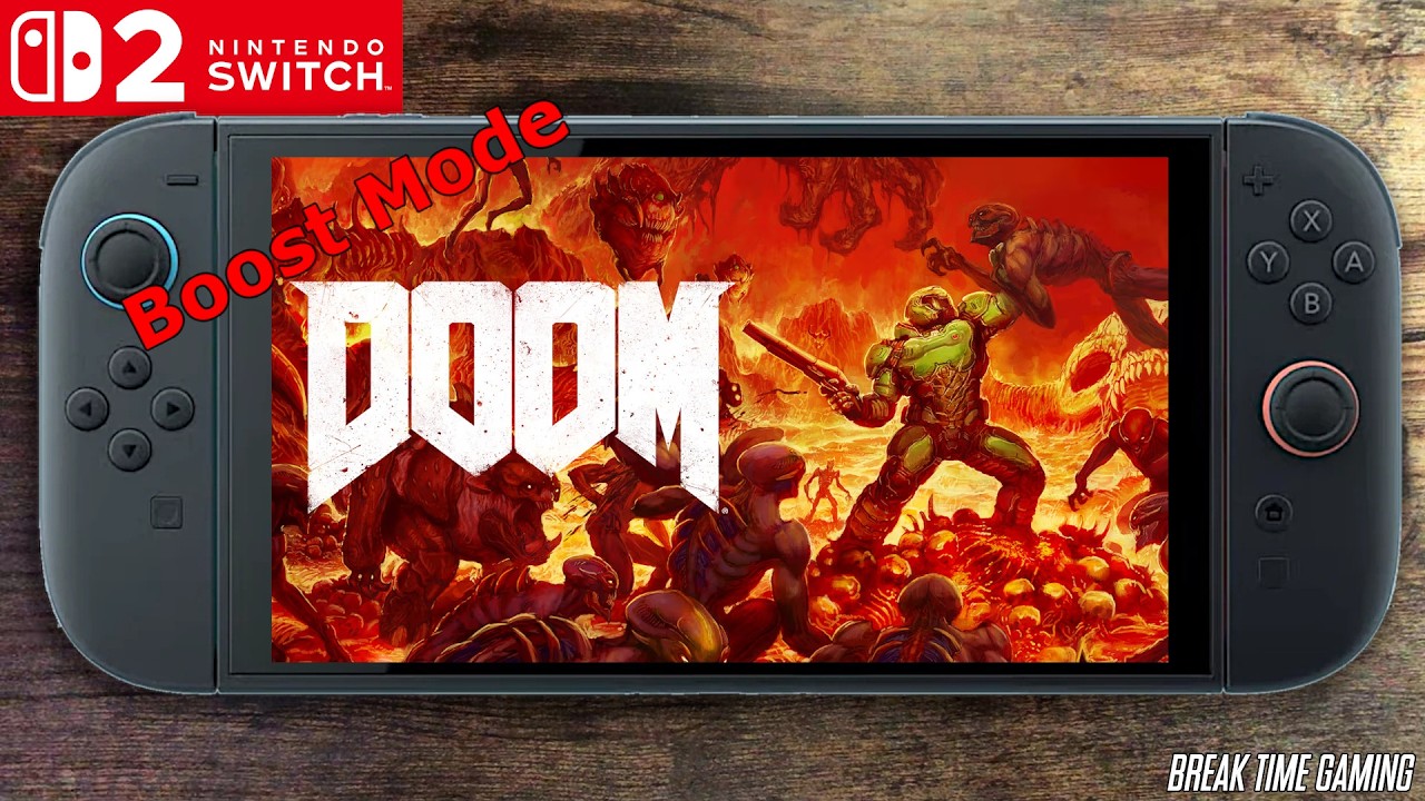 Doom 2016 Nintendo Switch 2 Gameplay Boost Mode - YouTube