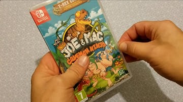 UNBOXING JOE & MAC : CAVEMAN NINJA SWITCH