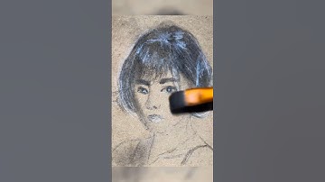 Can I Create ART from TRASH Cardboard Boxes?#drawing#shorts#art#girldrawing