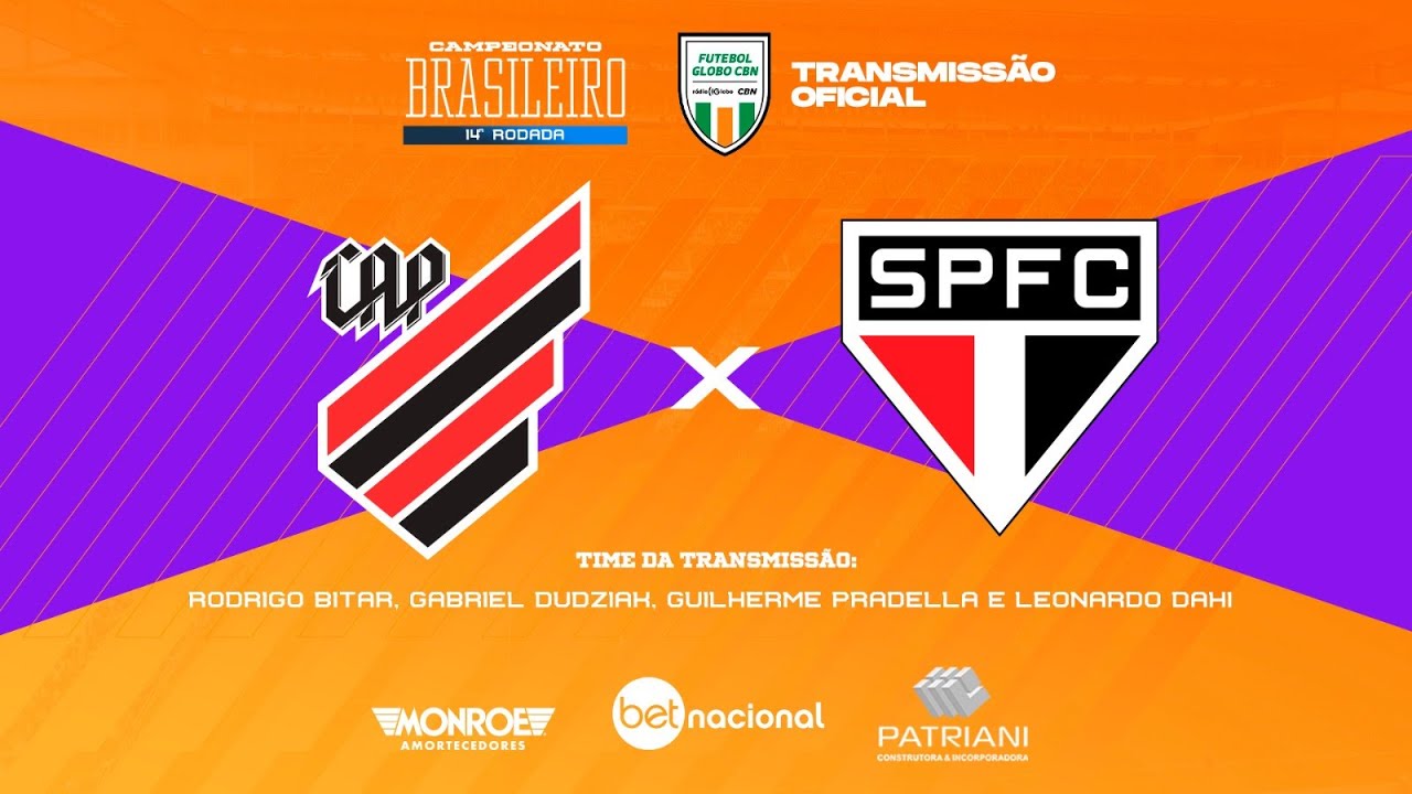 ATHLETICO PR X S O PAULO AO VIVO Narra O RODRIGO BITAR Futebol Maxresdefault