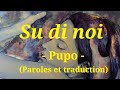 Pupo - Su di noi ( Paroles et traduction )