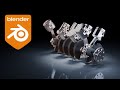 Modeling and Rigging Pistons in Blender - Hard Surface Exercise for Beginners