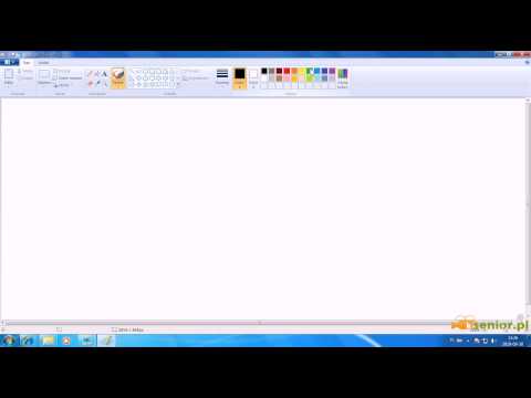 Program graficzny Paint. Uruchamianie programu, omówienie narzędzi.