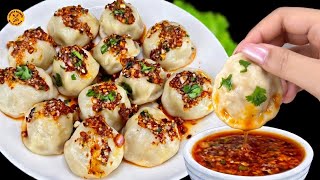 🥟 No Dough, No Wrapper Dumplings! The Easiest Recipe That Went Viral 😱🔥| Steamed Dumplings