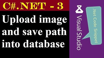 CSharp NET Image Database: Save Image Tutorial | Part 3