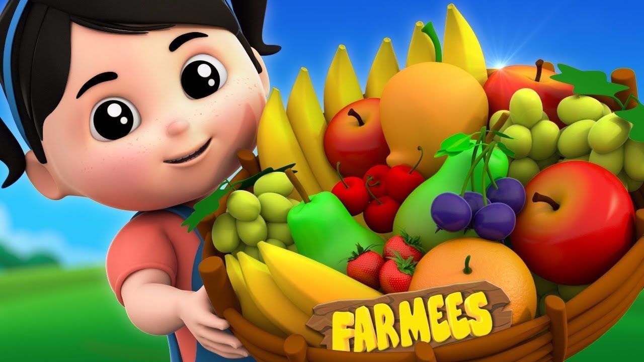 Fruits Song | Nursery Rhymes & Kids Songs | Kindergarten Cartoons For Children