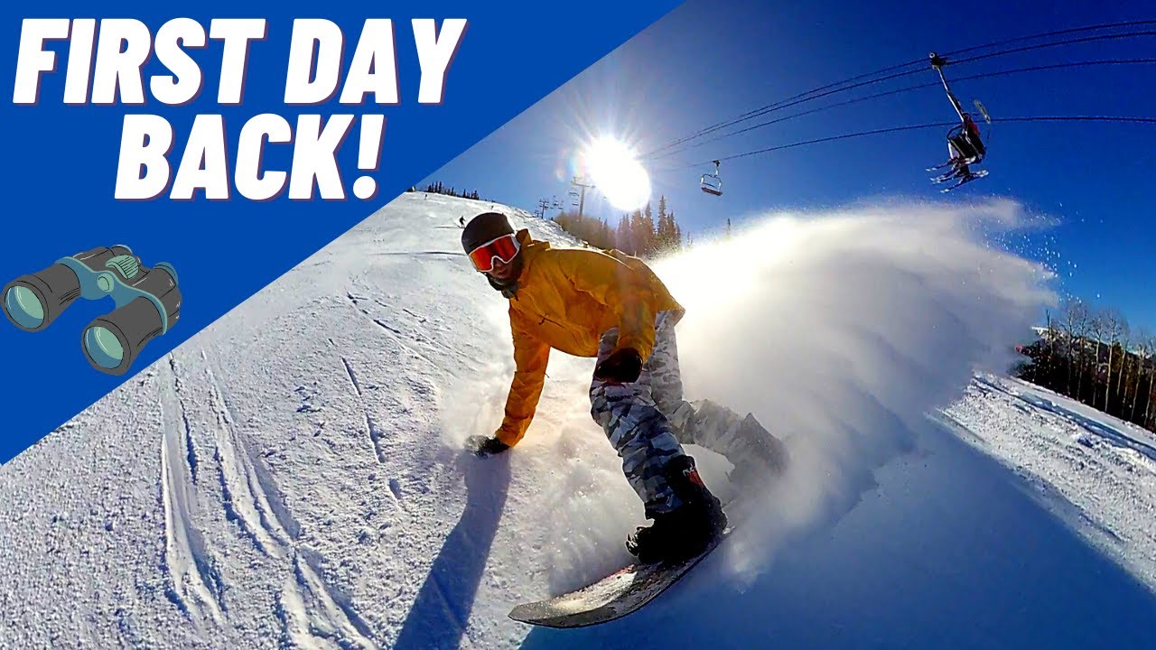 First Day Snowboarding Aspen Mountain YouTube