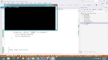 Can I escape a double quote in a verbatim string literal