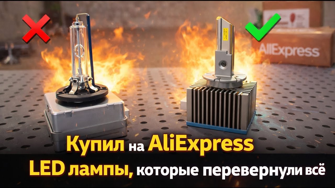 Прощай, ксенон! Купил на AliExpress LED лампы, которые перевернули всё