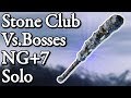 Elden ring  stone club vs ng7 bosses 4k solo no dmg