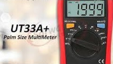 UNI-T Digital Multi Miter UT33B+ use on checking mobile phone